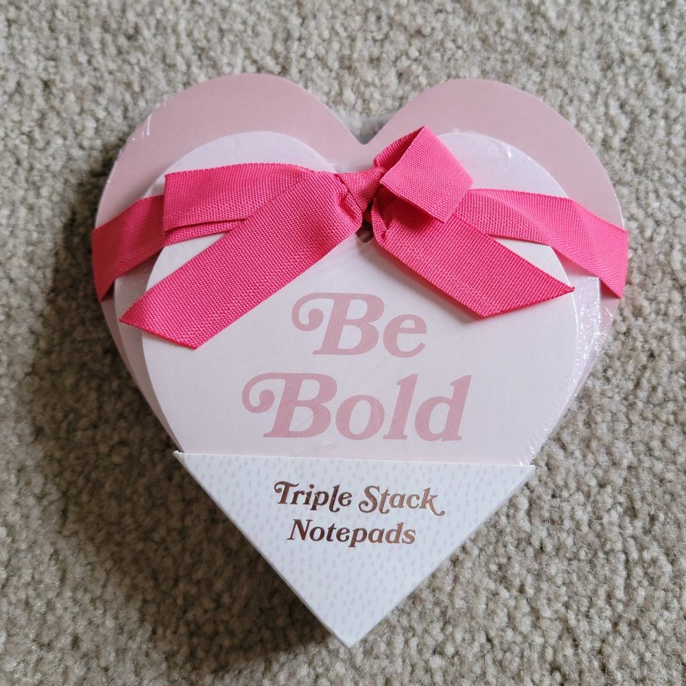NEW Triple Stack Heart Note Pads